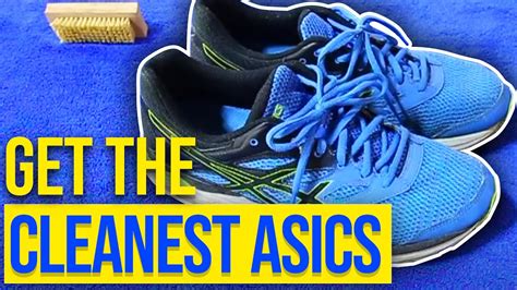 clean asics shoes